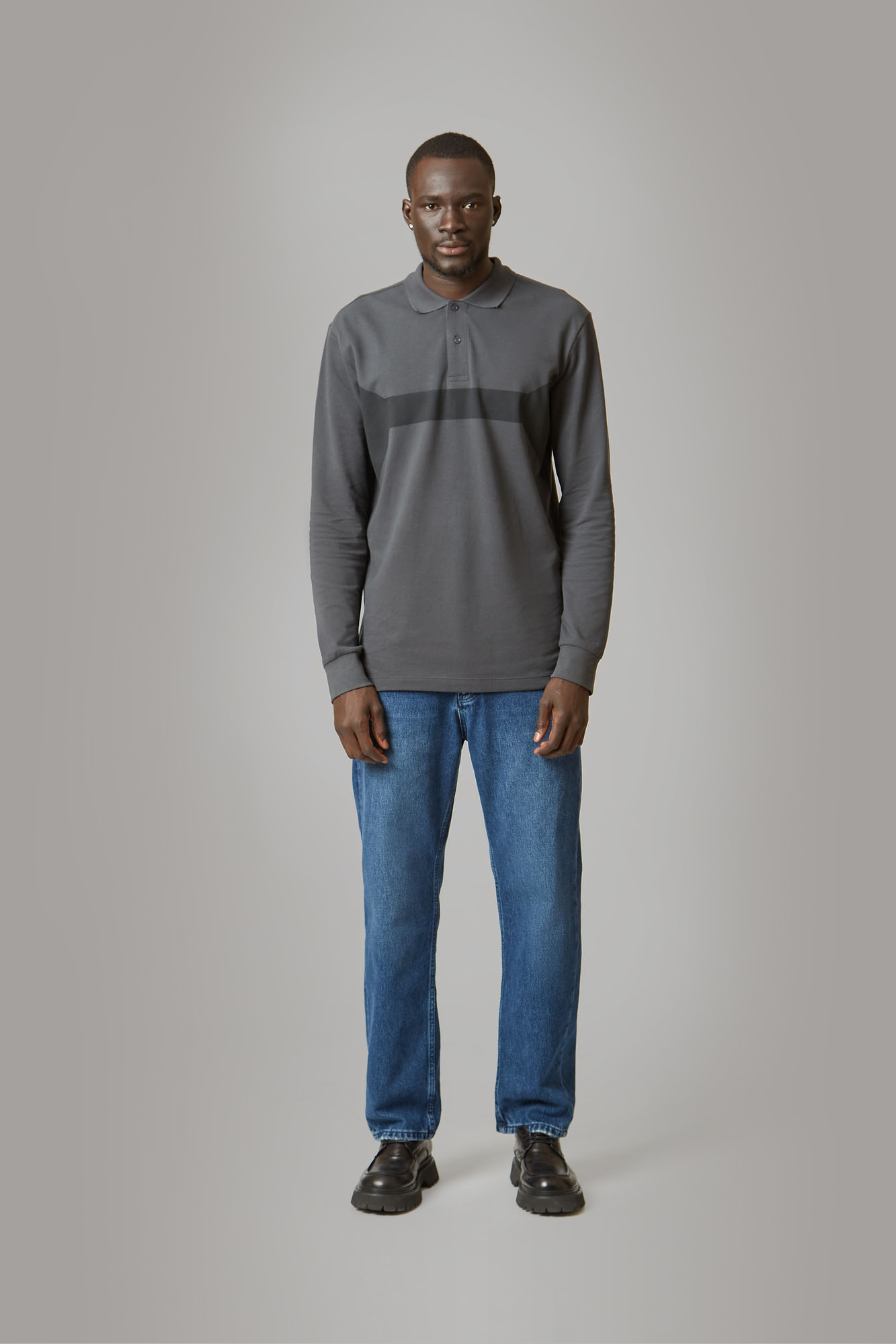 Поло с длинным рукавом Van Mich