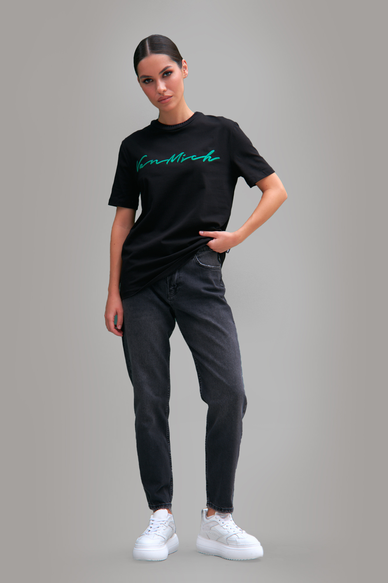 Джинсы MOM JEANS Van Mich