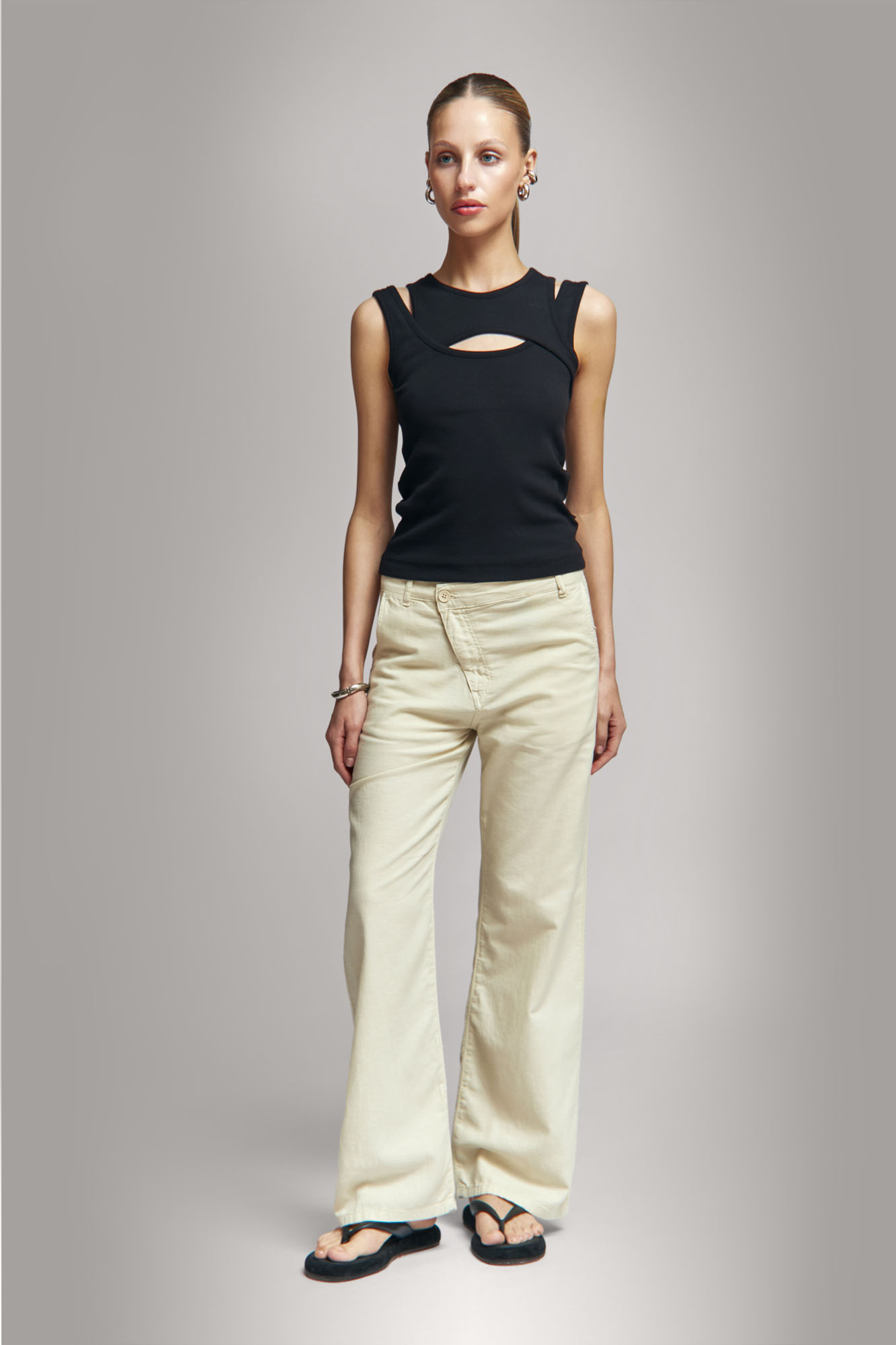 Брюки льняные Van Mich